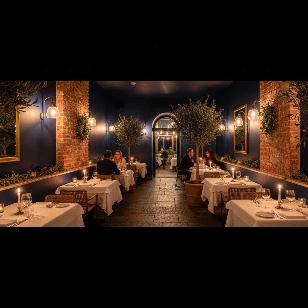 Het warme en elegante interieur van Restaurant Olive Garden Leiden